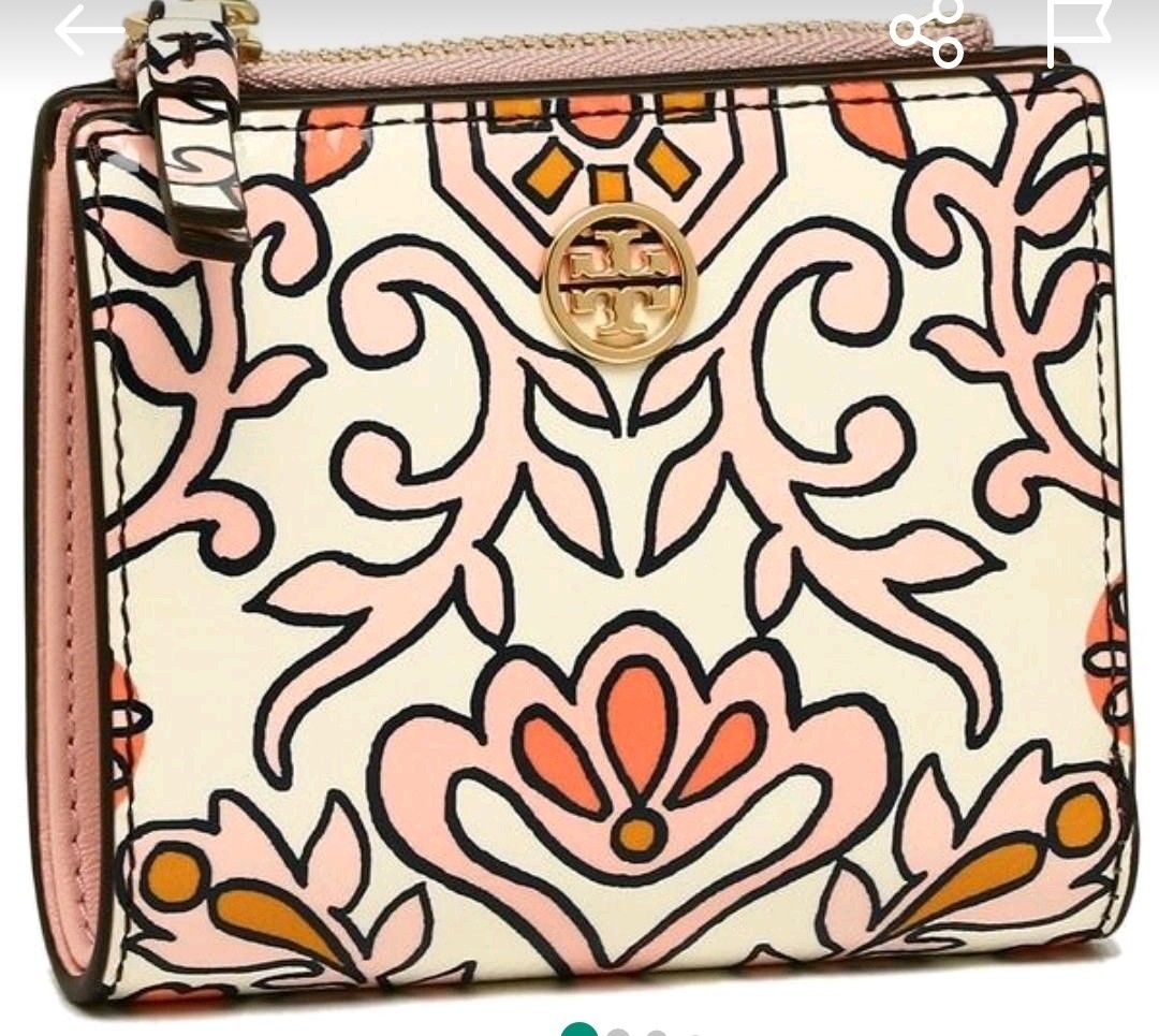 Tory Burch Hicks Garden Party Mini Wallet
