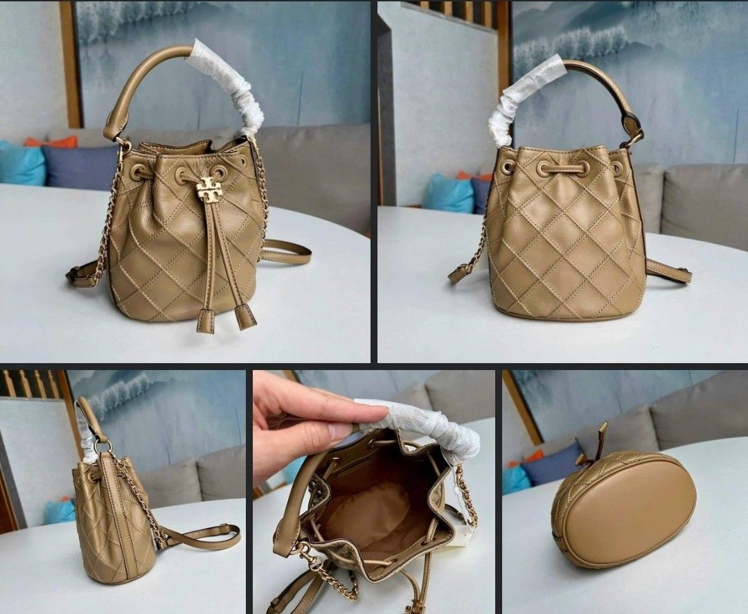 Tory Burch Fleming Soft Mini Bucket Bag (New), Luxury, Bags & Wallets on  Carousell