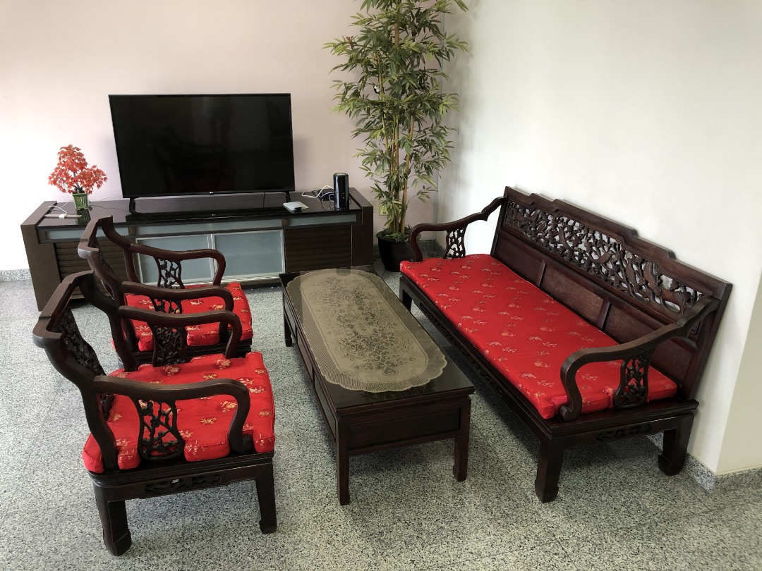 Sofa sales set rosewood