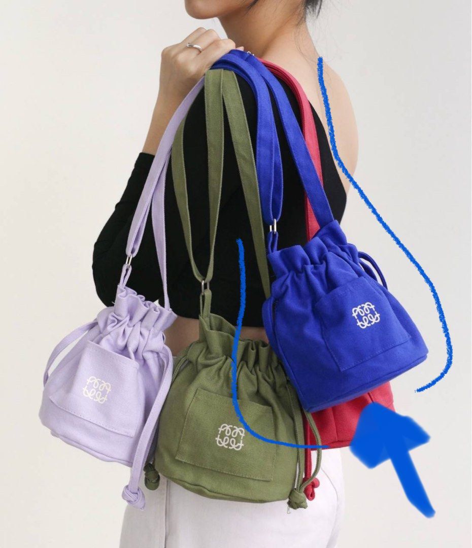 TTR The Tinsel Rack Fruit Loop Bag in Blue Honeysuckle, Women's Fashion