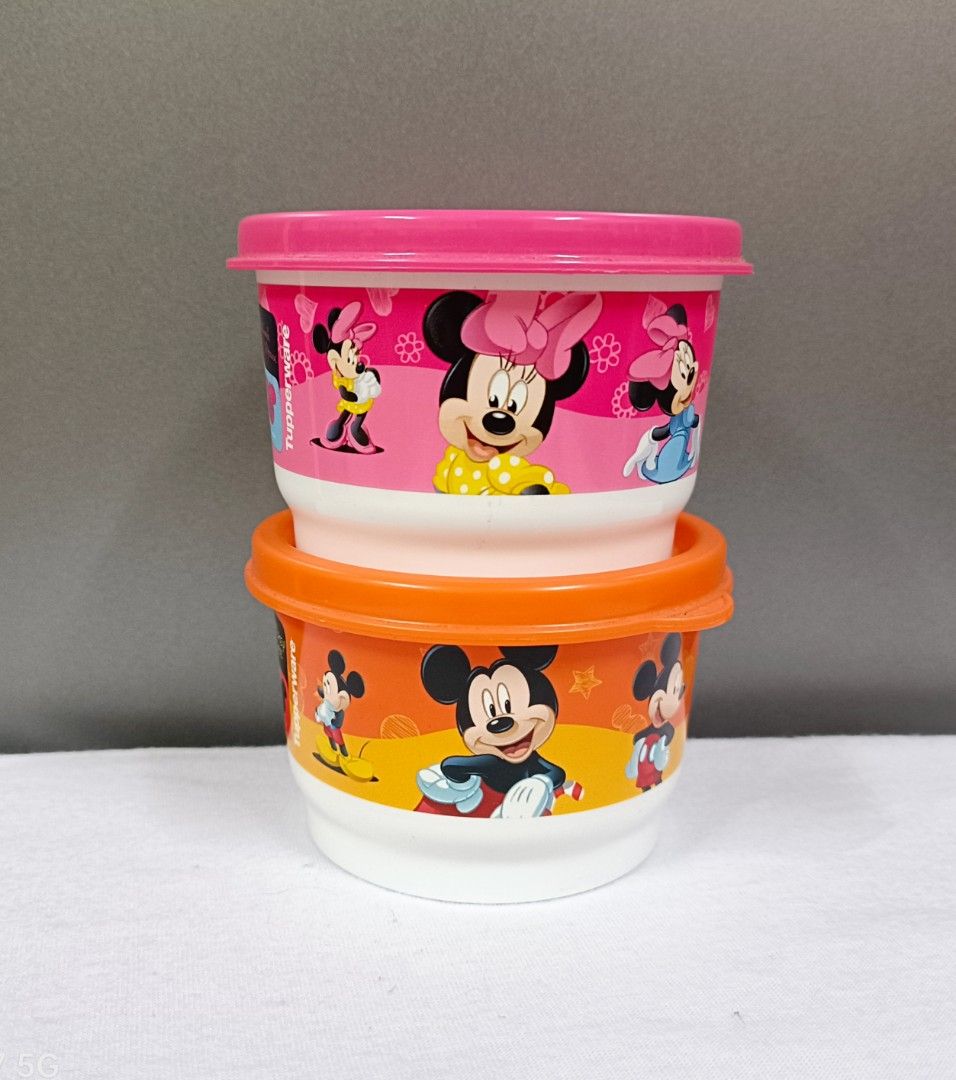 Tupperware Disney Snack Cups, 125ml, Set of 4