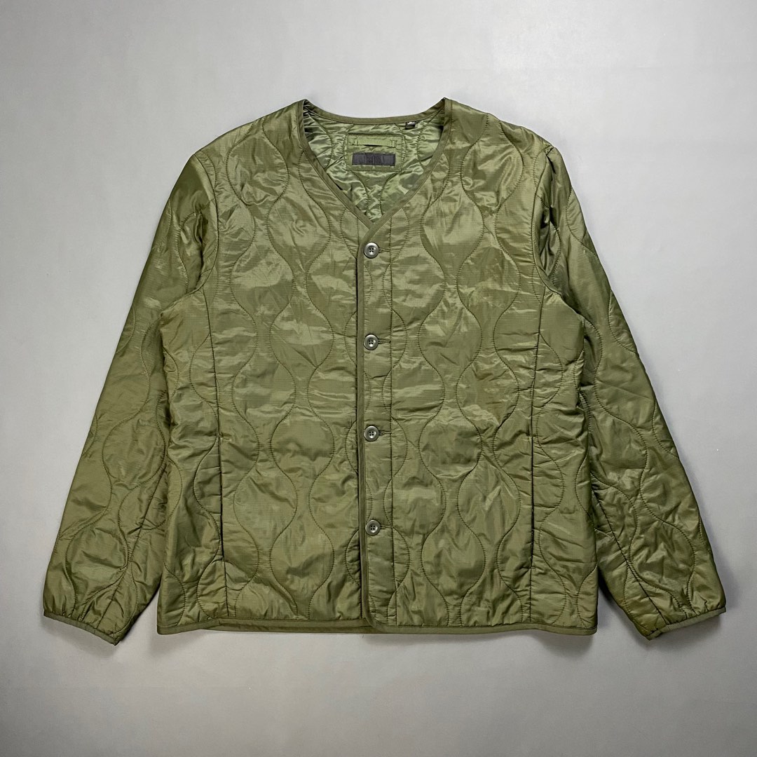 Uniqlo Field Liner Military Olive Jacket on Carousell