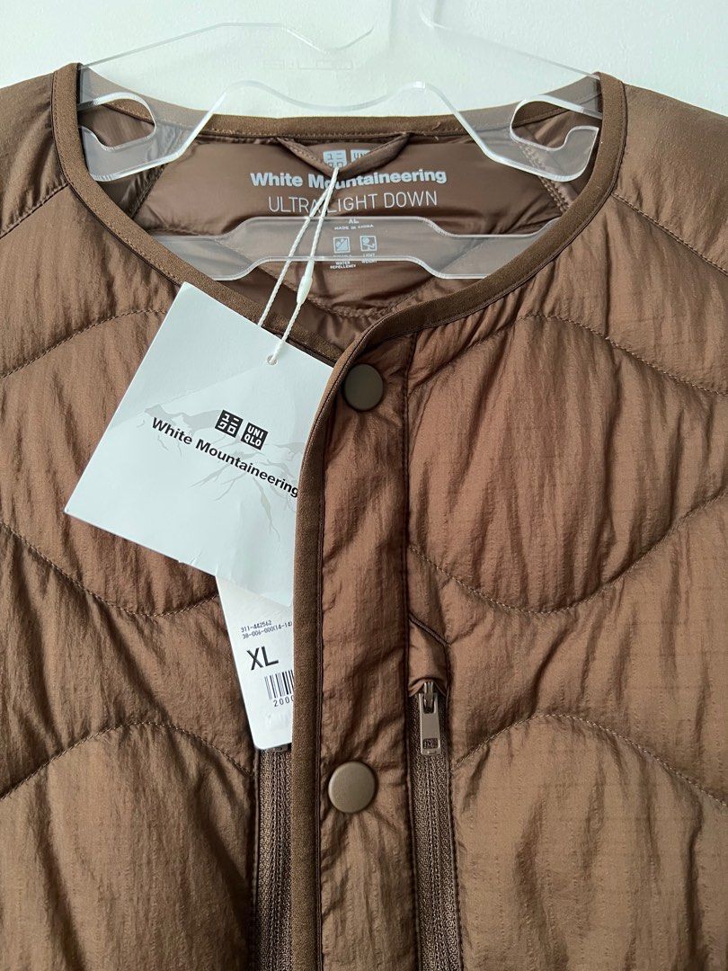UNIQLO WHITE MOUNTAINEERING DOWN JACKET Men s Fashion Coats