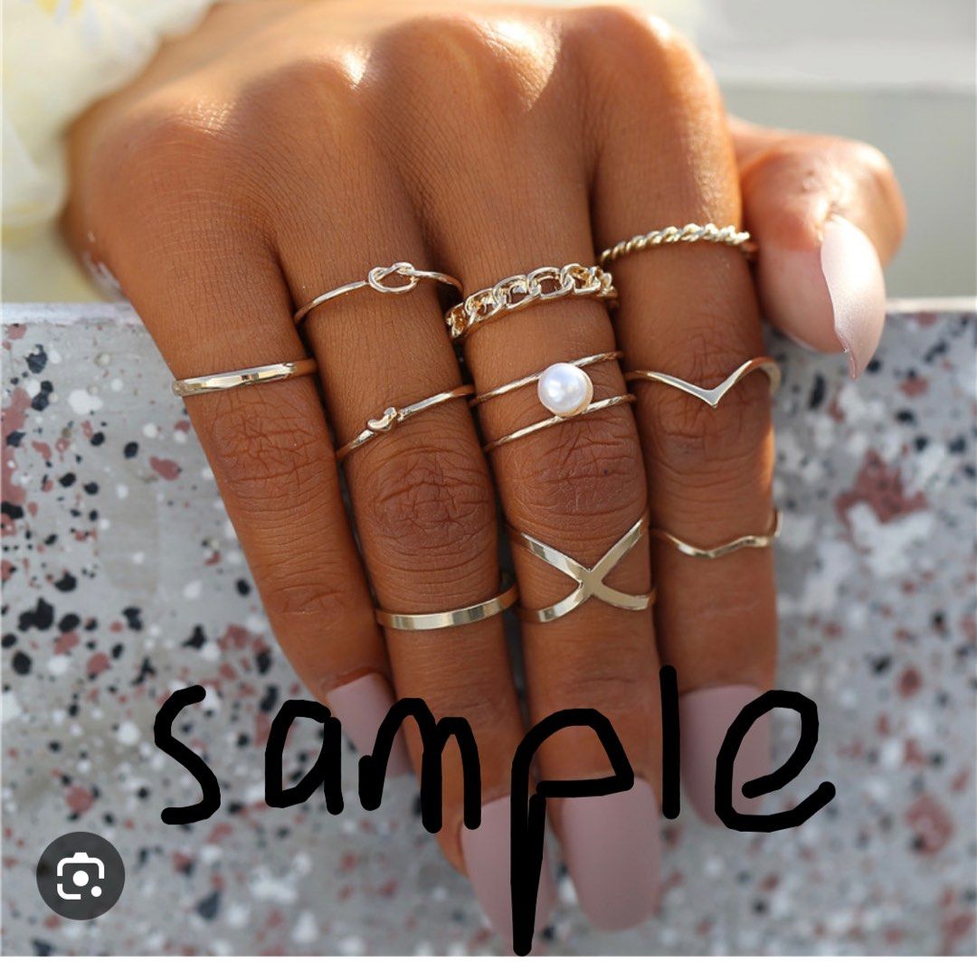 Upper finger rings Women s Fashion Jewelry Organisers Rings