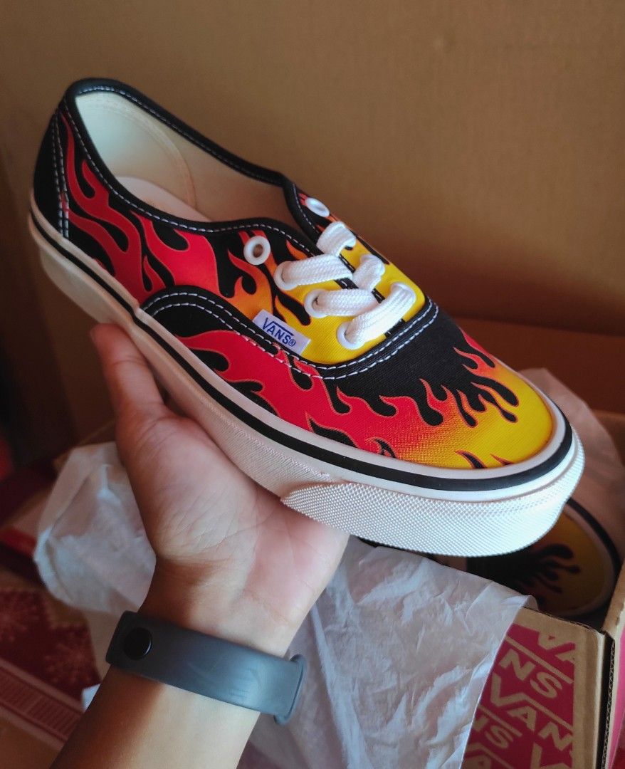 Custom flame outlet vans