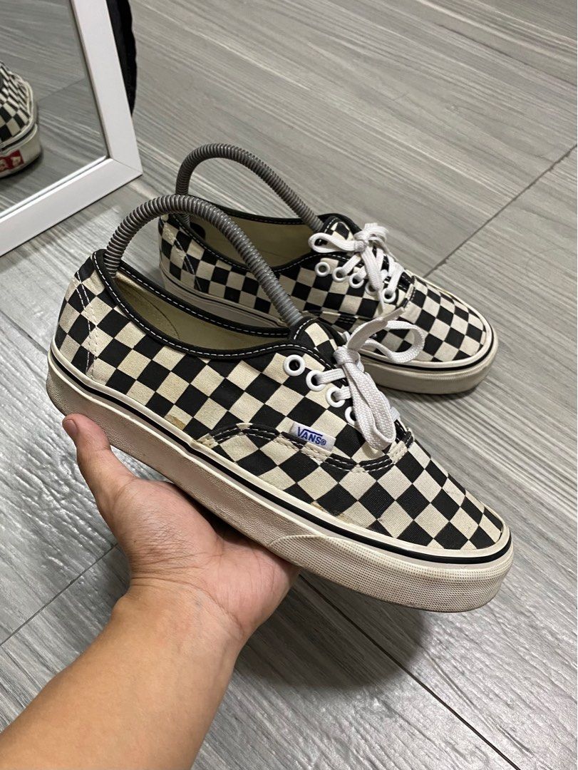 Vans golden coast authentic checkerboard shoes hotsell