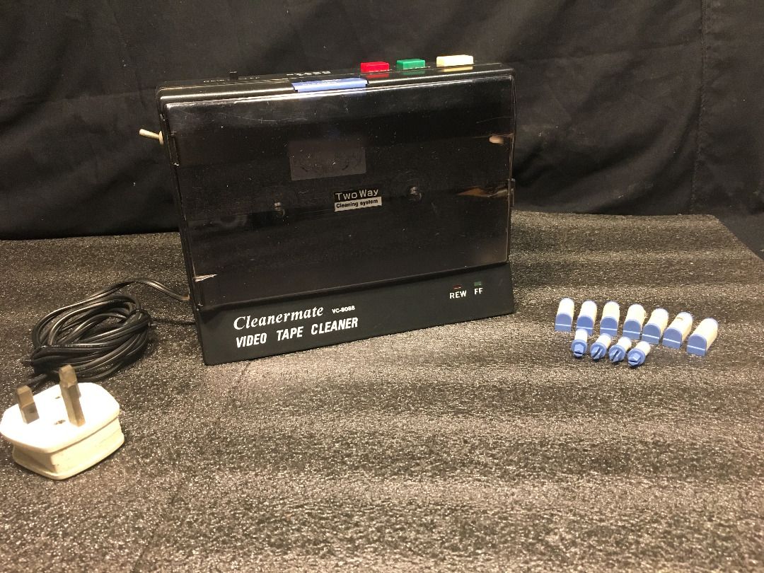 VHS Tape Two Way Cleaner Rewinder With Fast Forward, TV & Home