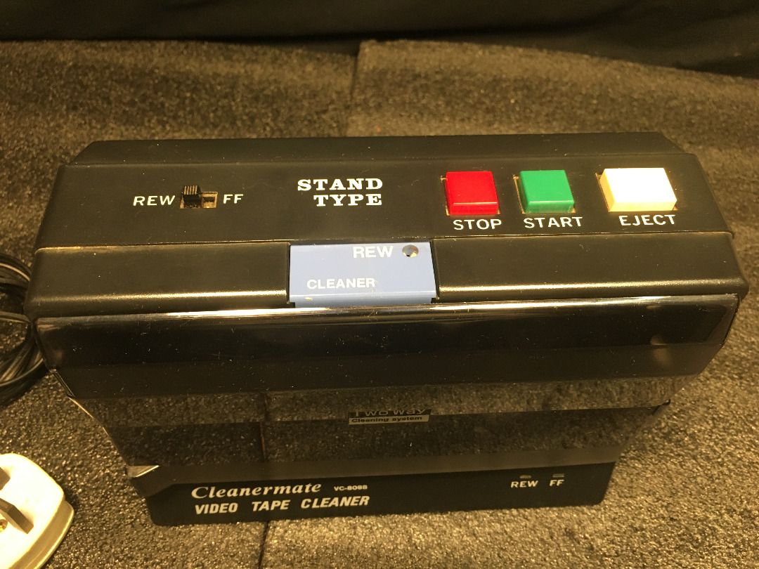 VHS Tape Two Way Cleaner Rewinder With Fast Forward, TV & Home