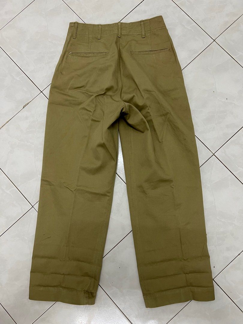 Vintage 40s/50s US Army Chinos, Men's Fashion, Bottoms