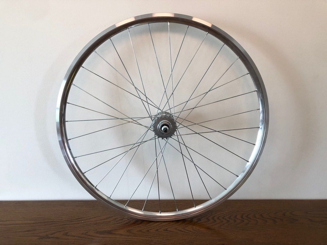 Vintage Retro Legend 700C Rim Brake Fixie Fixed Gear Wheelset Wheel Set ...