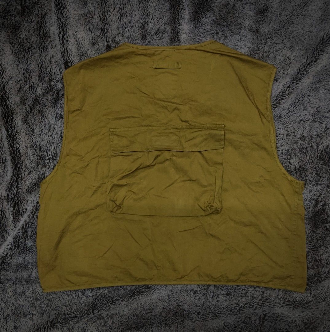 VTG Khaki Packable Fishing Vest, Men's Fashion, Coats, Jackets and