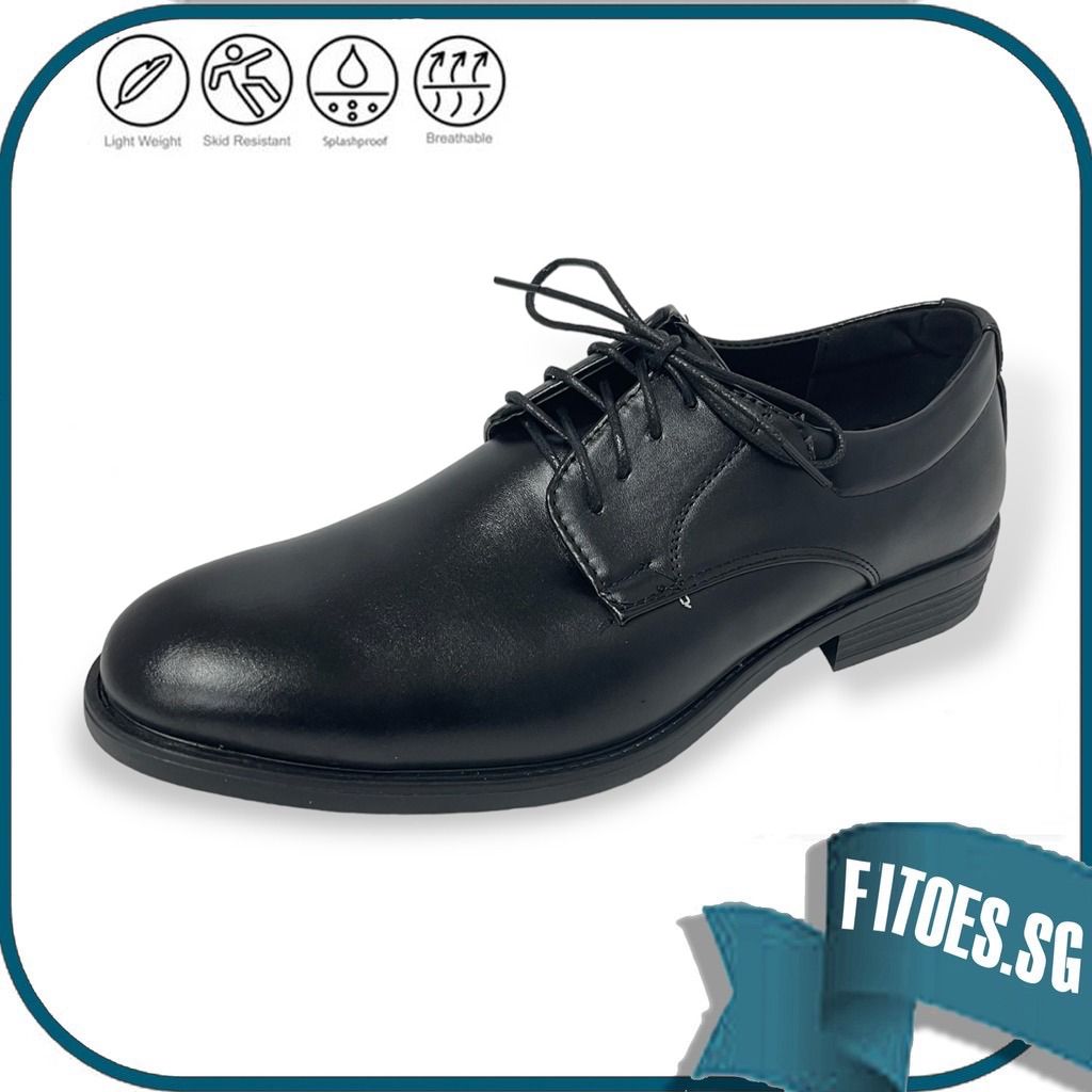 Mens dress shoe laces black top