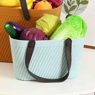 Waterproof Basket Bag For Marketing, Shopping, Picnic