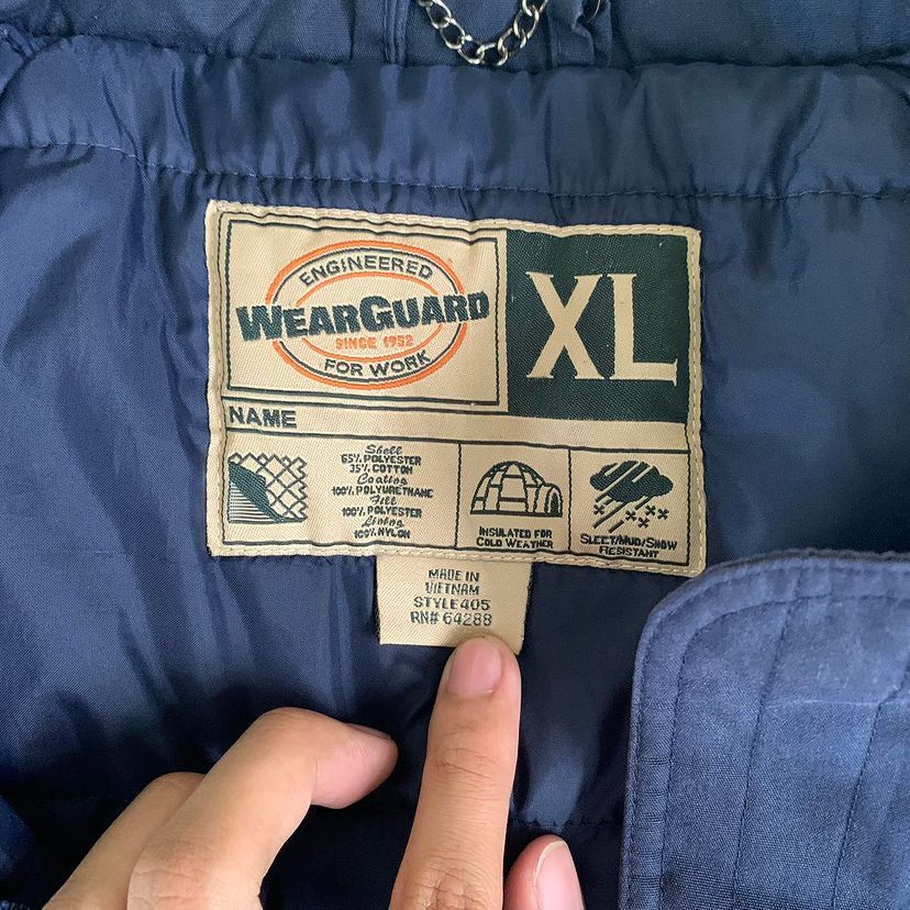 Wearguard USA Exxon Heavy Duty Work Parka Jacket