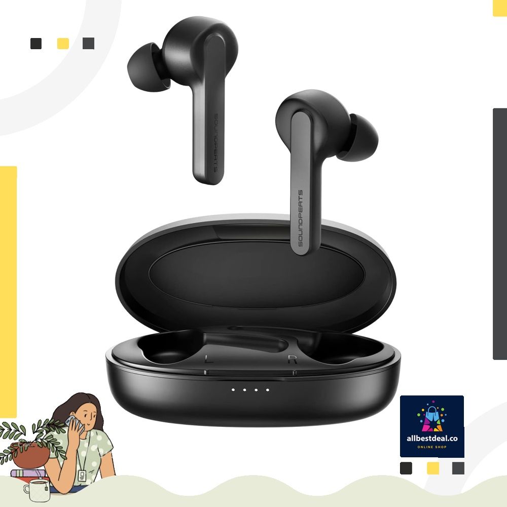 Wireless Earbuds SoundPEATS TrueCapsule Bluetooth Earphones with