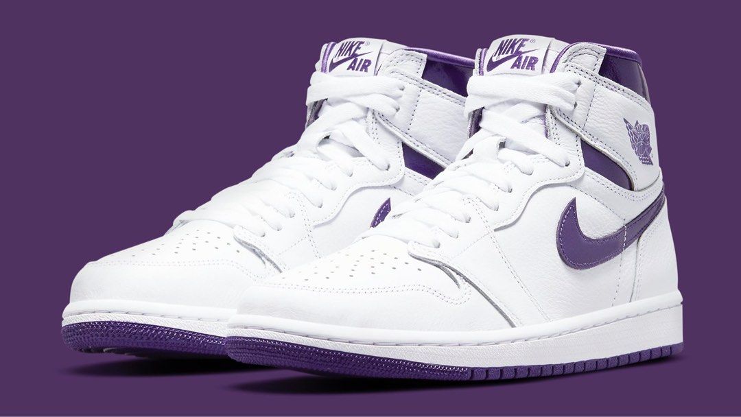 Air jordan 1 high purple cheap
