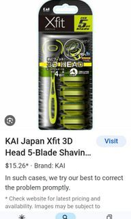Xfit 3D HEAD razor from japan