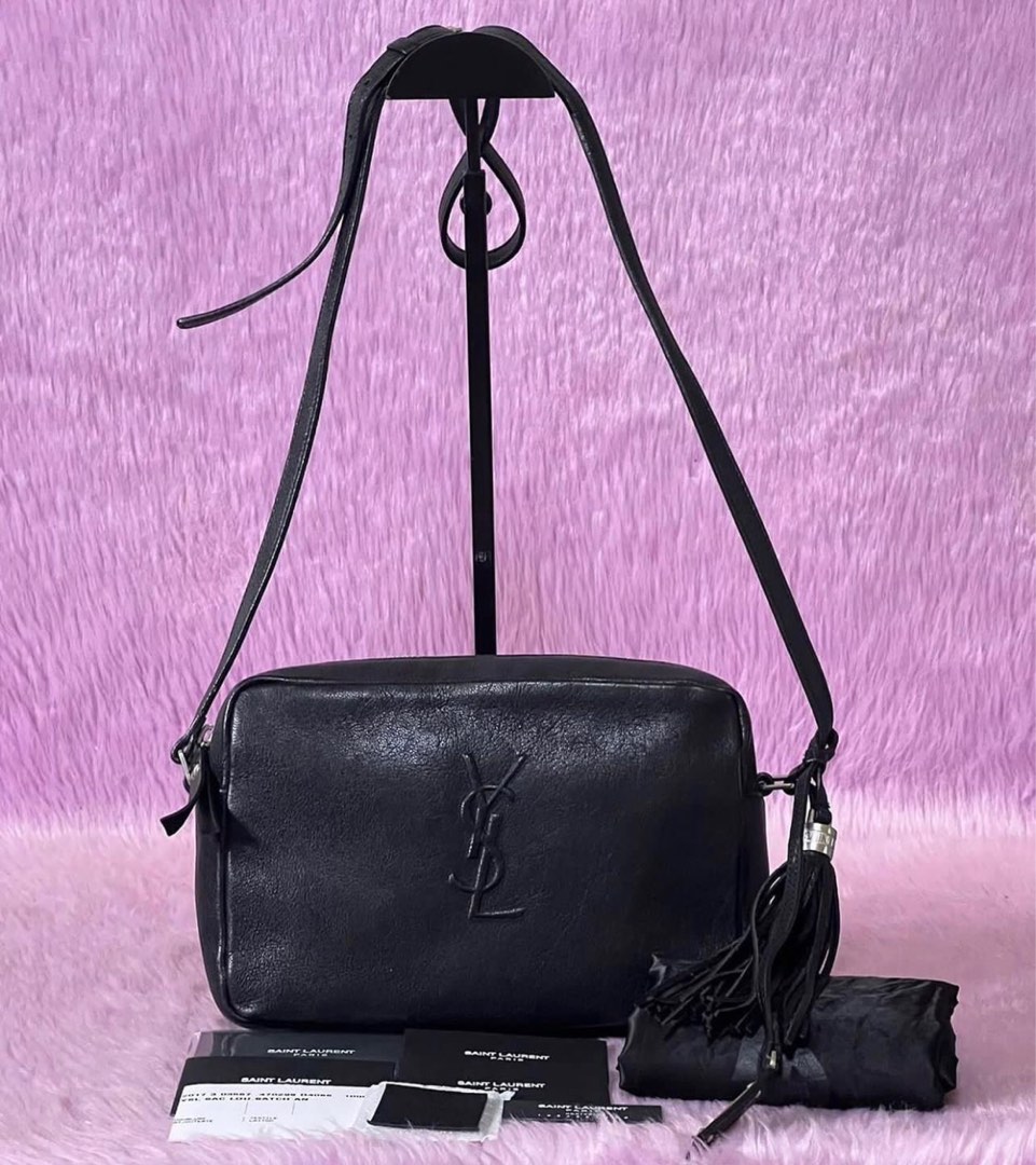 100% Authentic YSL Lou Camera Bag in Smooth Leather (Pale Pink), Luxury,  Bags & Wallets on Carousell