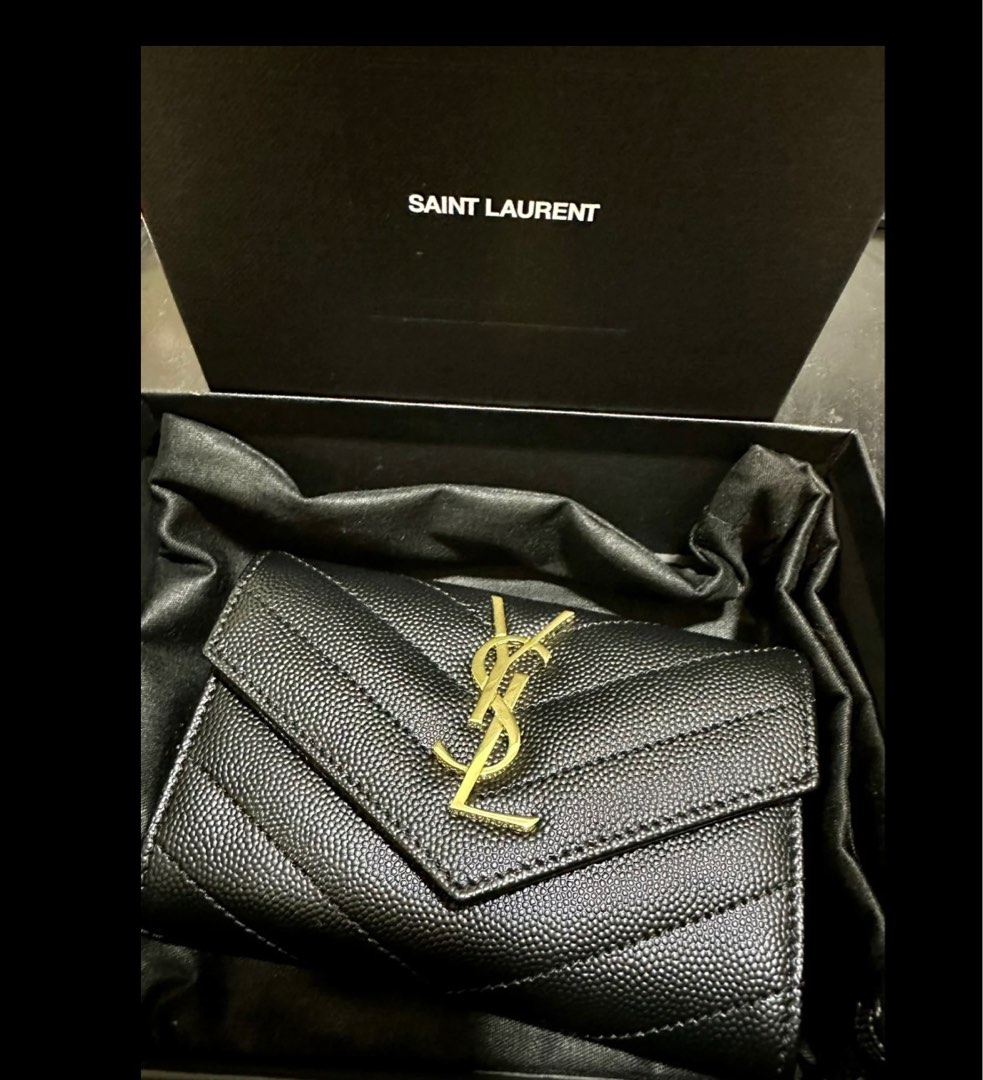 YSL Wallet, Luxury, Bags & Wallets on Carousell