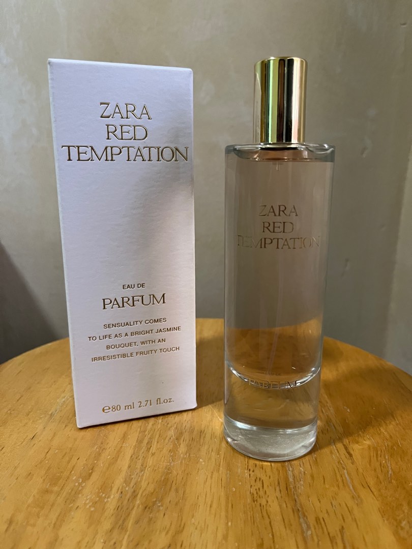 ZARA RED TEMPTATION Eau De Parfum 2.71 oz /80mL NEW Perfume Fragrance NEW  IN BOX