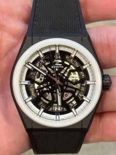 Zenith Defy Black Carbon Automatic Skeleton Dial Men's Watch  10.9000.9004/96.R921 
