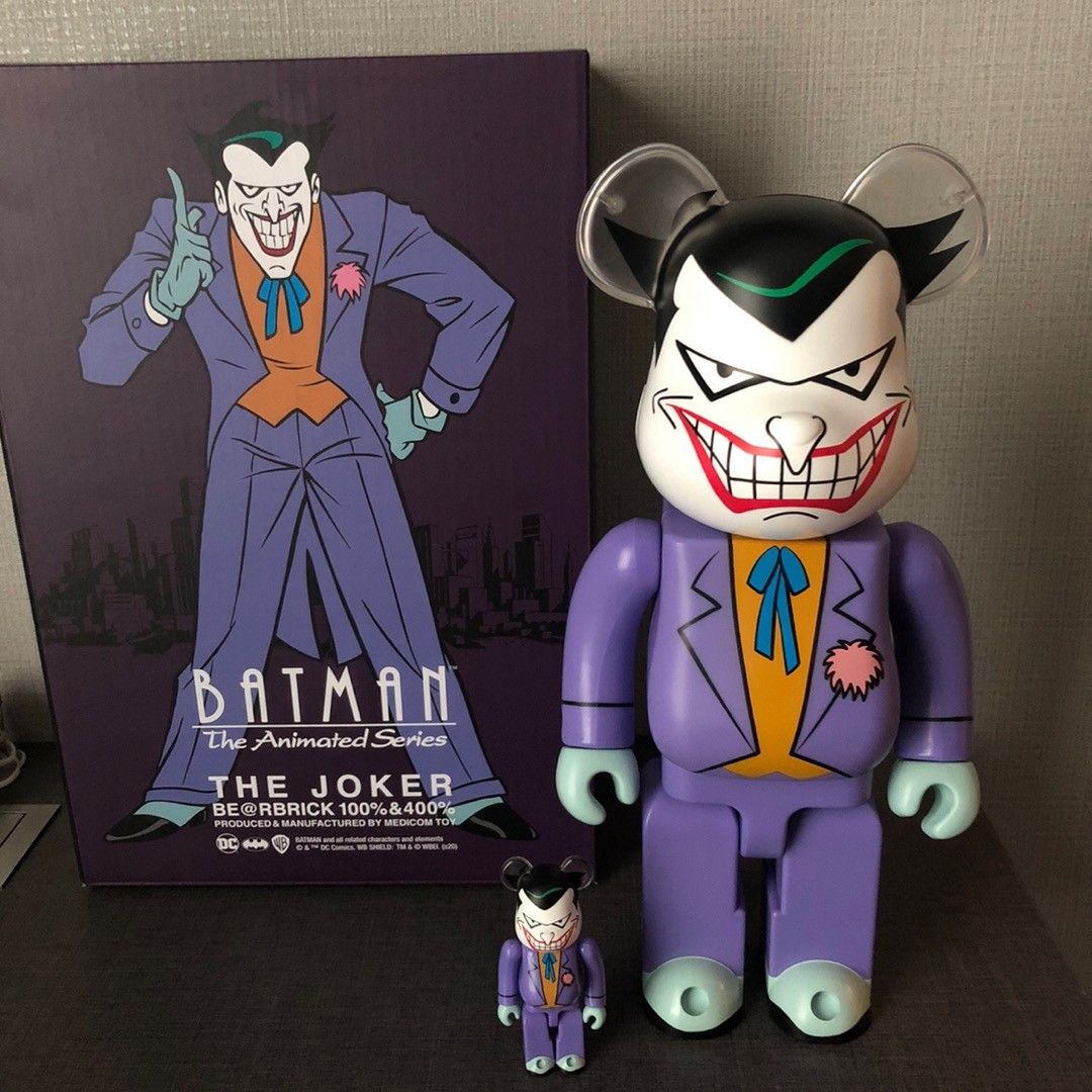 BE@RBRICK THE JOKER 100％ u0026 400％ 新品未開封-