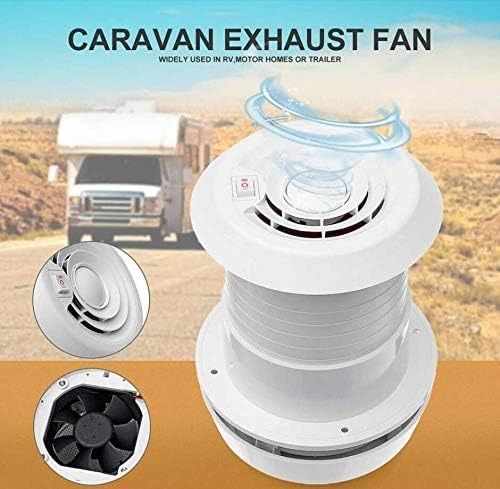 12V Roof Vent Ventilation Ceiling Exhaust Fan for RV Motorhome Trailer ...