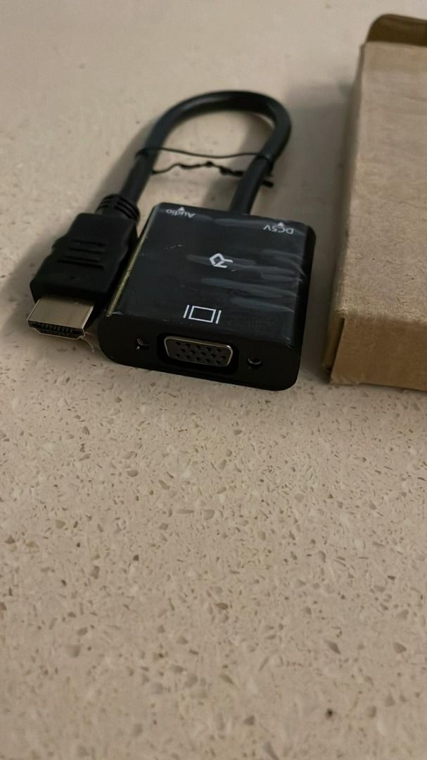 2422) RANKIE 1080P ACTIVE HDTV HDMI TO VGA ADAPTER (MALE TO FEMALE