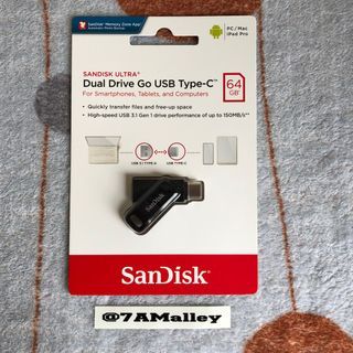 3.1 Type C USB Sandisk Ultra Dual Drive Go 64 GB
