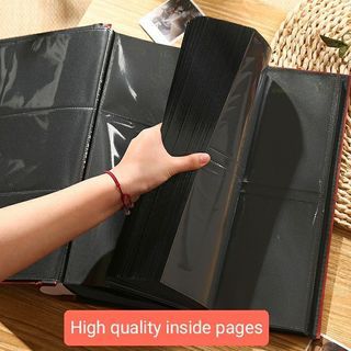 4R (4X6)  large-capacity leather interstitial family photo album storage memoirs 6 inch 600 pockets