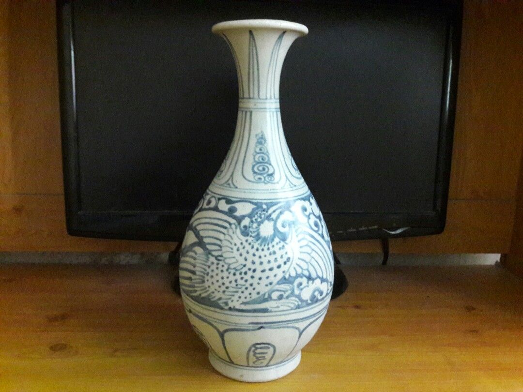 残りわずか ♢中国 コレクション ⭐安南染付 支那 古玩 蓋付壺 古陶磁 