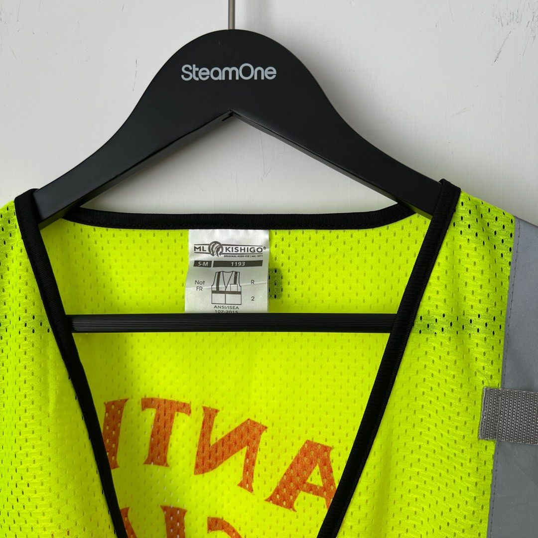 [稀有美品] ANTI SOCIAL SOCIAL CLUB ASSC lit Vest 反光 螢光 背心 3M S M