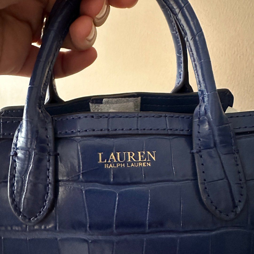 Polo ralph lauren shop leather mini sloane satchel