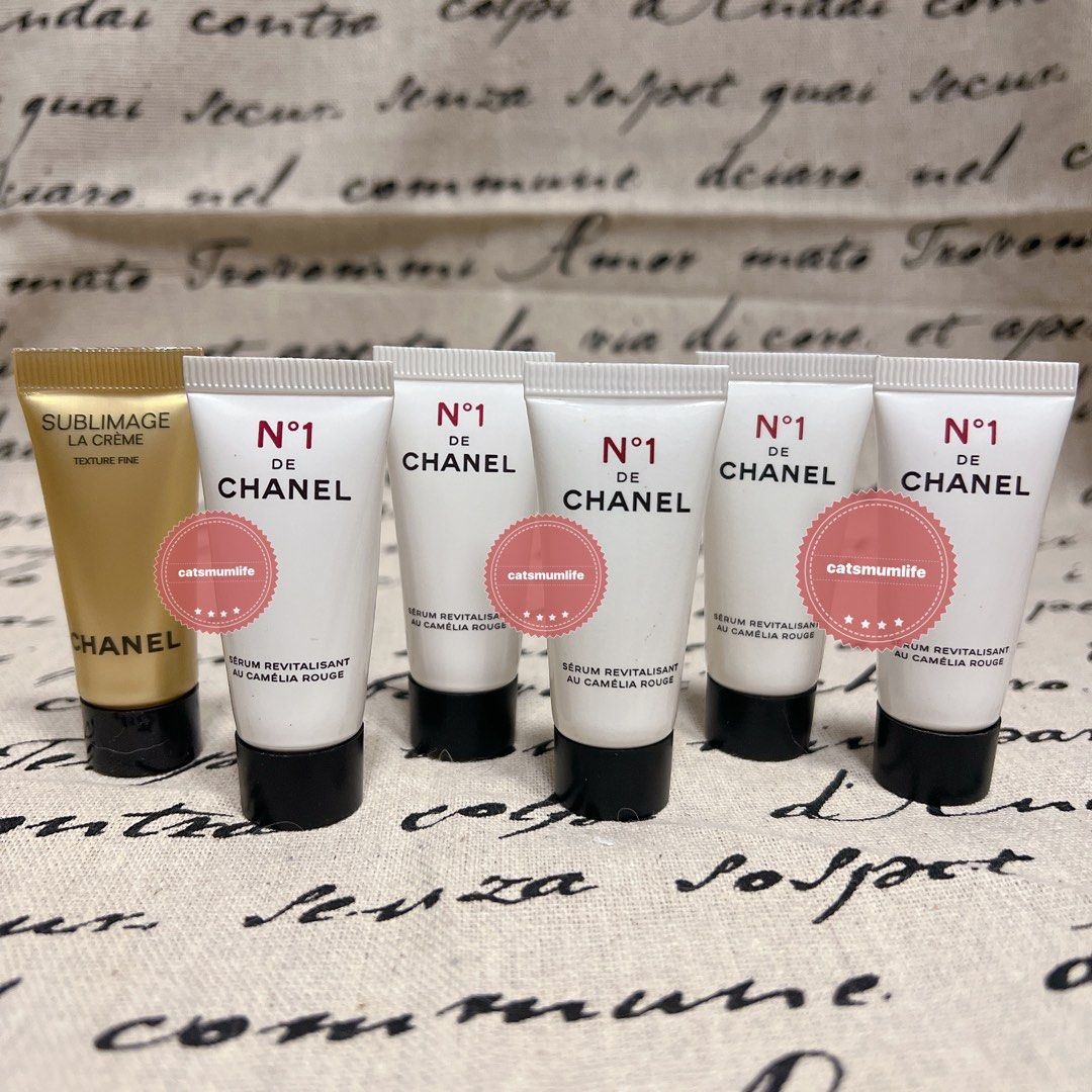 包順豐)全部6件CHANEL sample SUBLIMAGE全效再生活膚精華霜（細緻輕柔