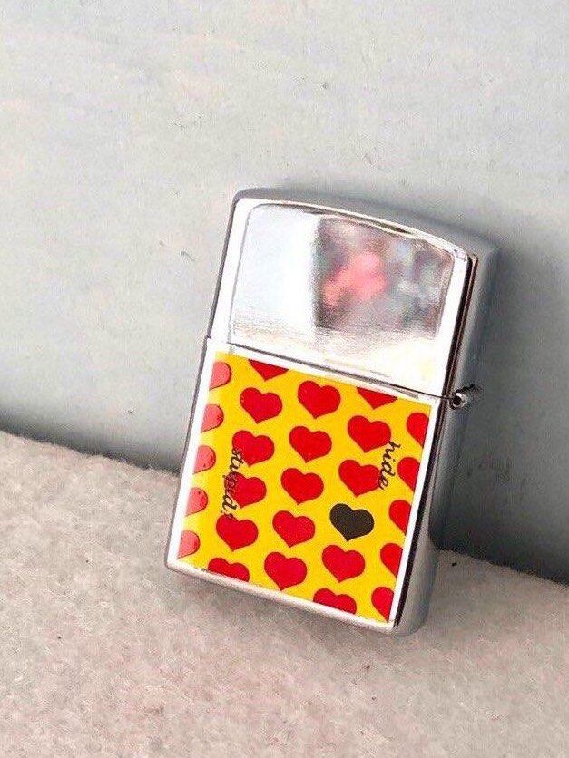 🏜️ hide Lighter 🏜️舊物新品HIDE 焗漆心心zippo 火機90年代