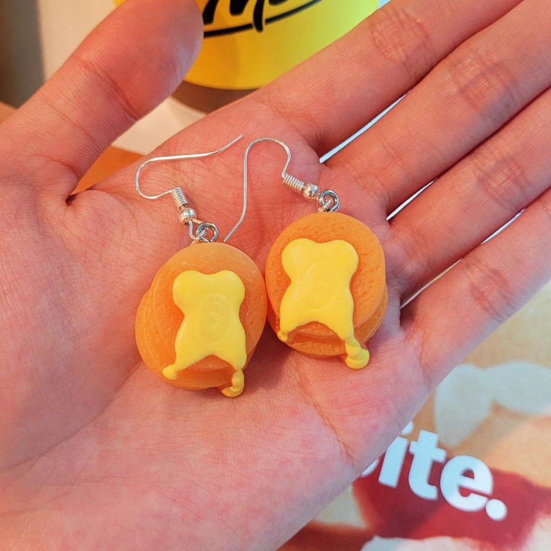 Chicken 2024 nugget earrings