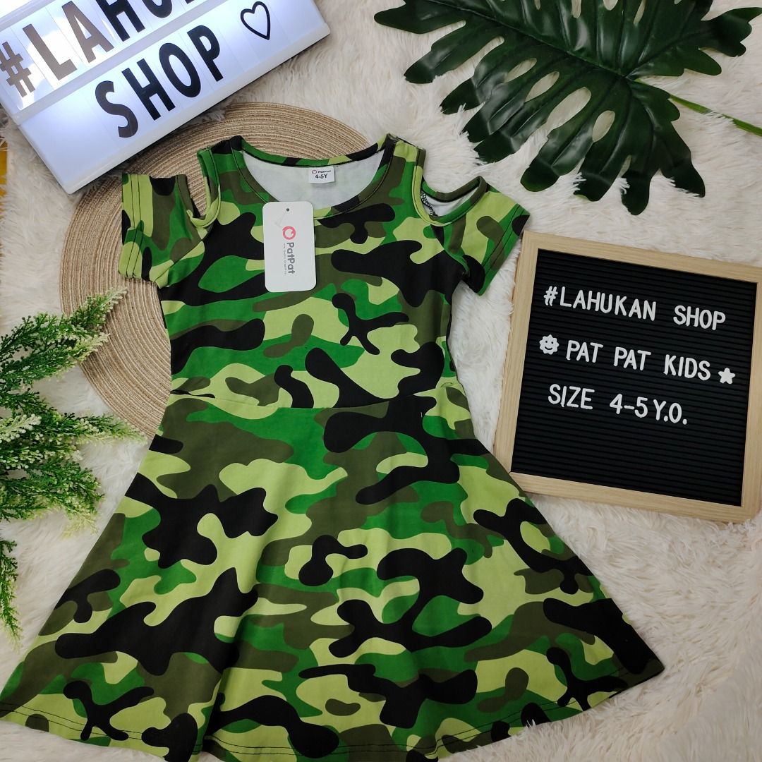 Camouflage online baby dress