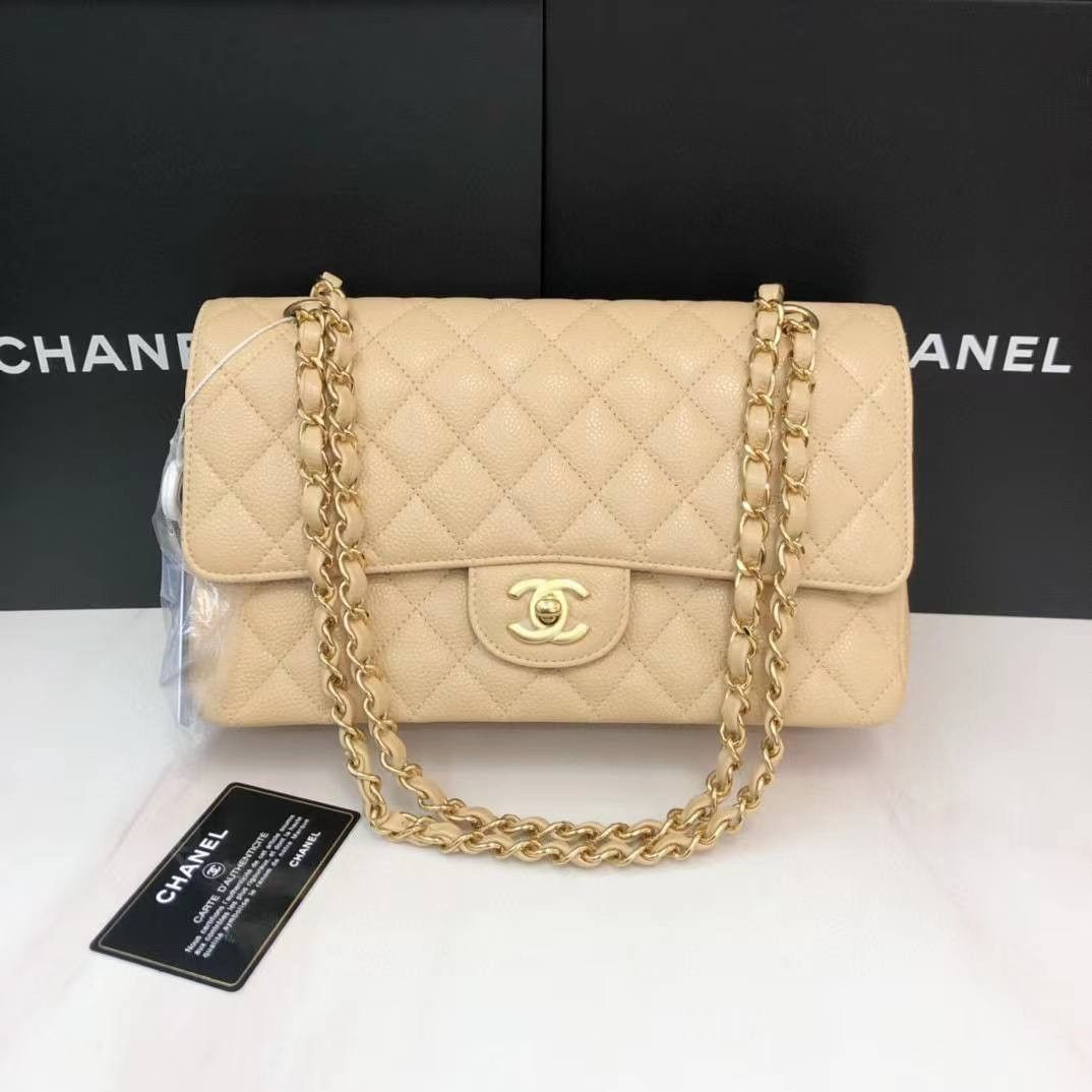 [ PRE-ORDER ], Preloved Almost Like New Chanel Classic Flap. Serial 17.