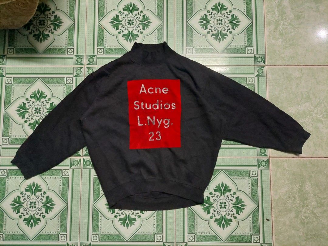 Acne studios beta flock sweatshirt sales