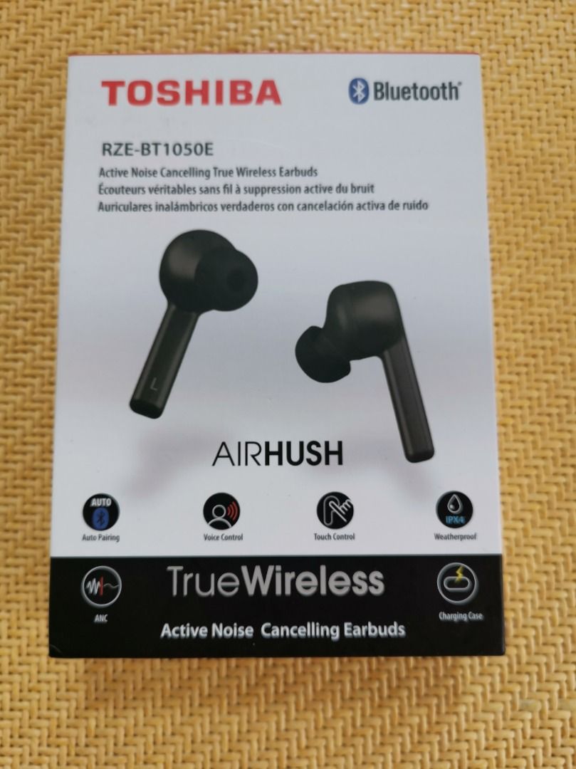 Toshiba active noise cancelling truly wireless earbuds cheap