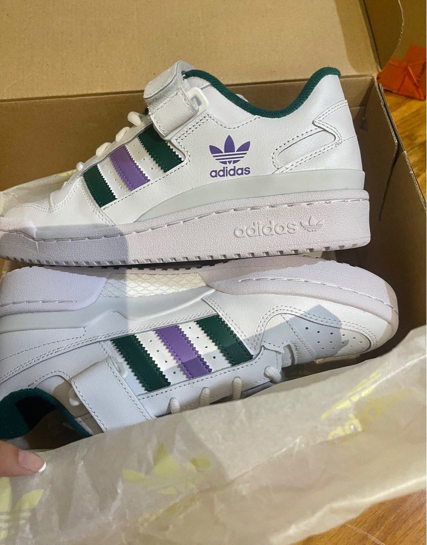 Green and hotsell purple adidas