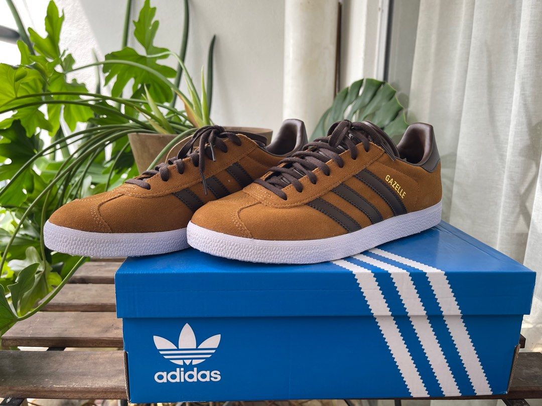 Adidas shoes with brown sole sale