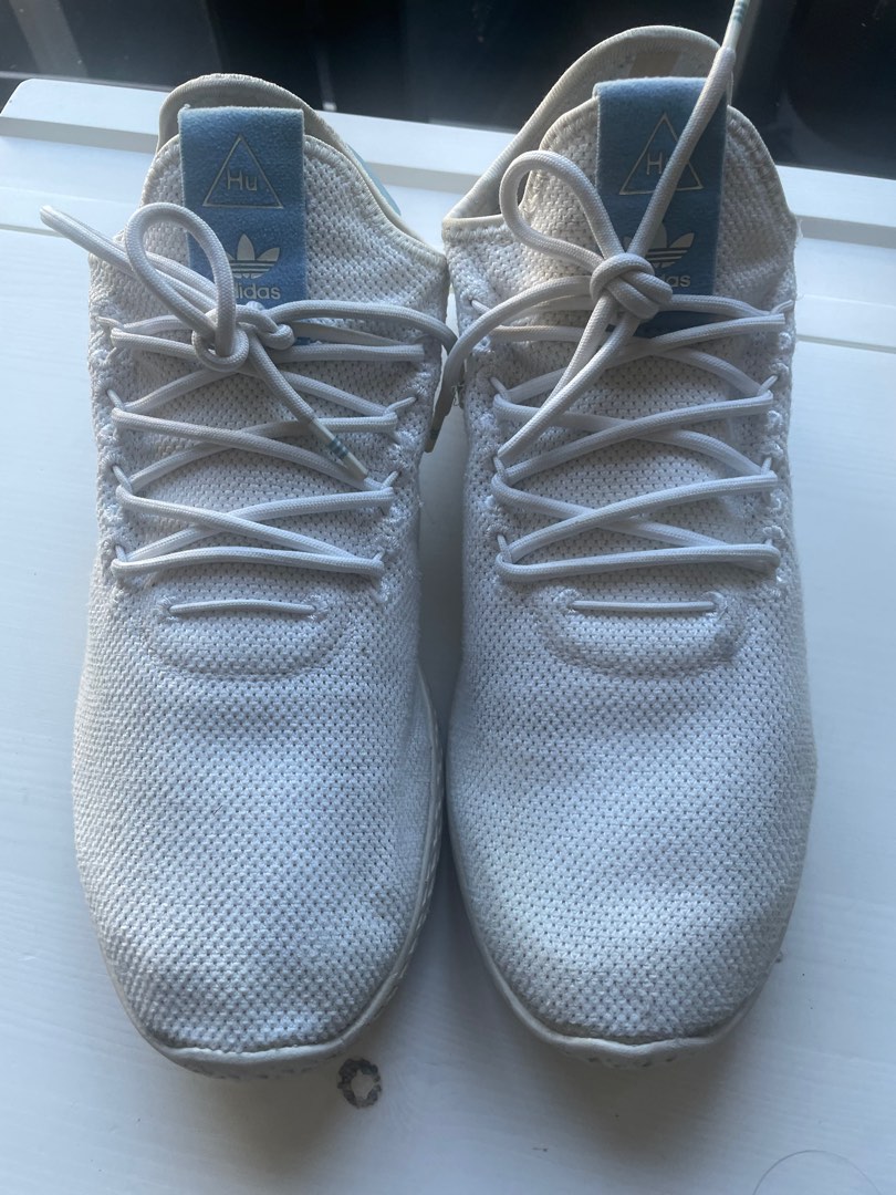 Adidas Pharrell Williams White Blue Men s Fashion Footwear