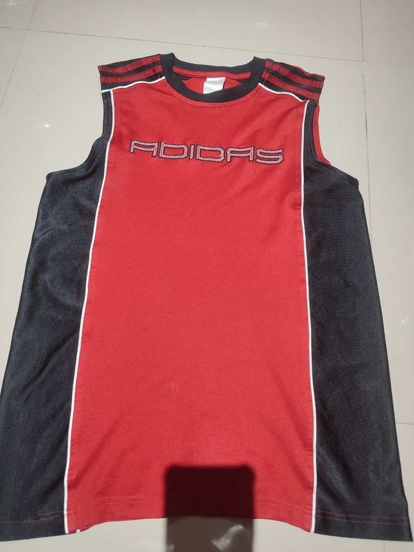 Adidas Jersey Sando, Men's Fashion, Activewear on Carousell