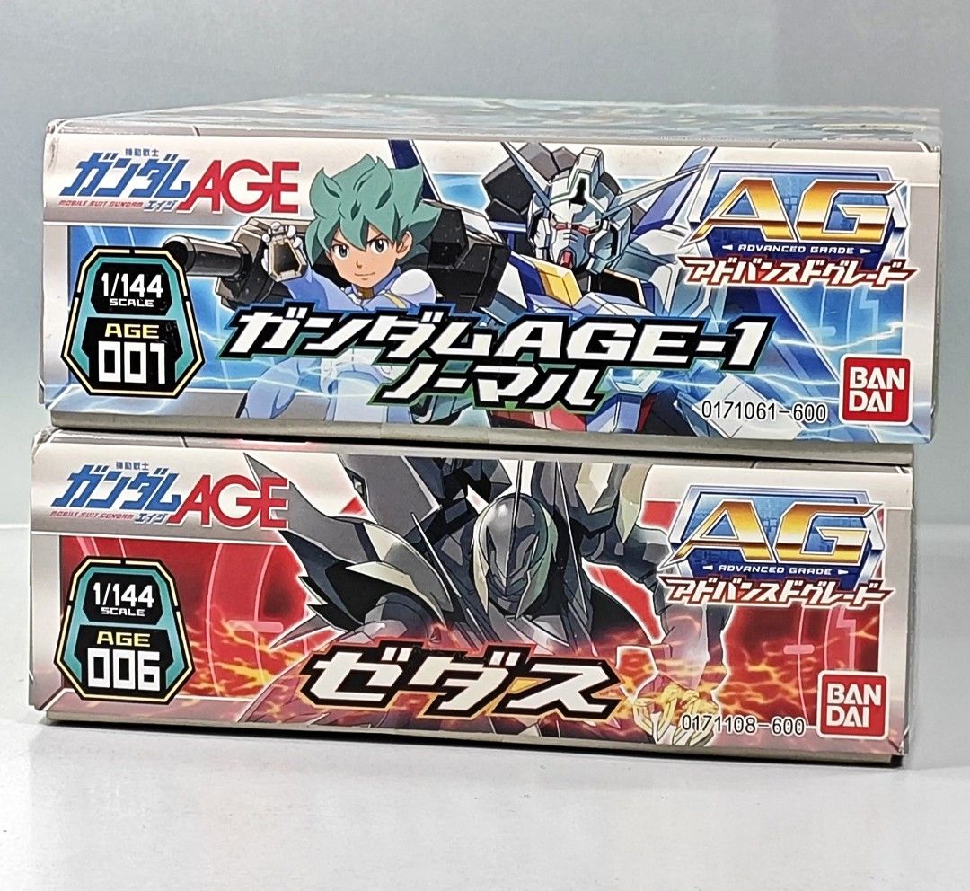 AG 1/144 Gundam Age-1 & Zedas, Hobbies & Toys, Toys & Games on Carousell