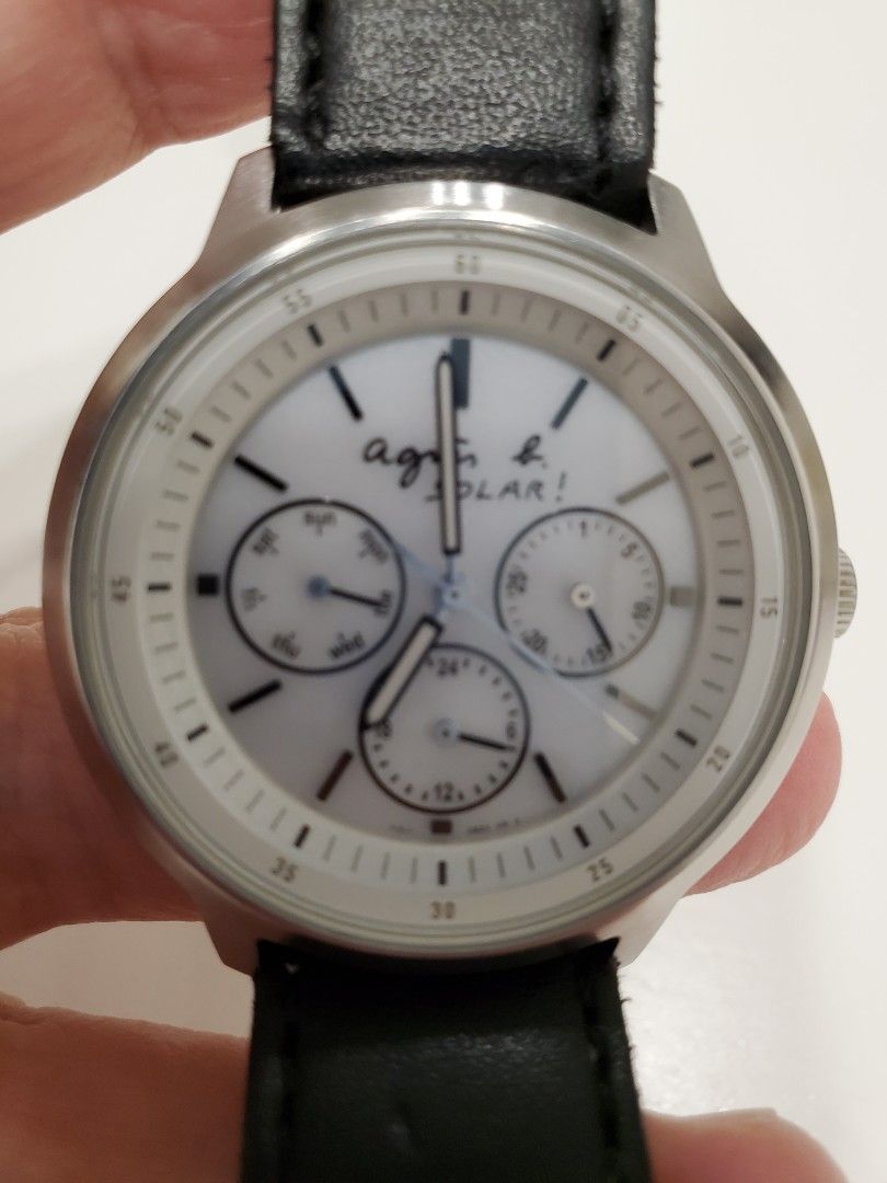 Agnes b discount solar watch