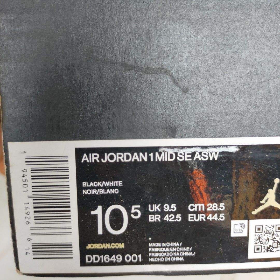 Air Jordan 1 Mid SE all star , Fesyen Pria, Sepatu , Sneakers