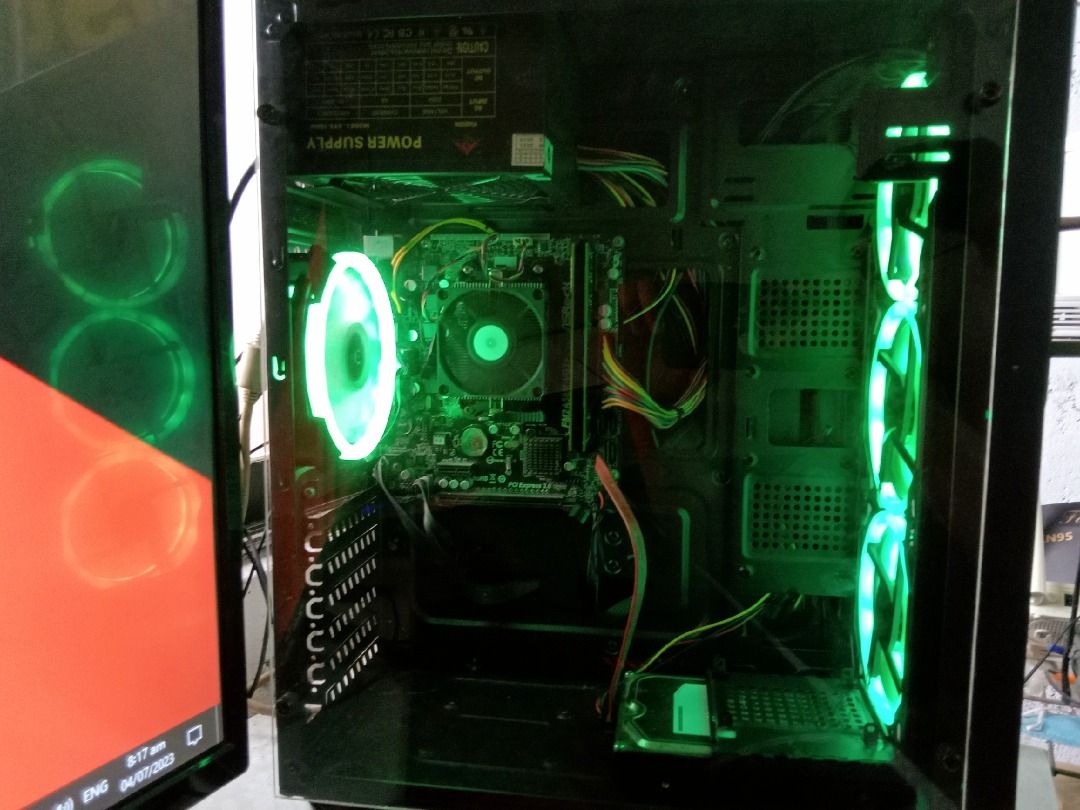 AMD A10 PRO 7800B GAMING PC (Category: Desktops) located in Las Pinas. Submitted by mikko.gomez (Listing ID 1241004221, Image 2). Description: MAGBASA! For sale system unit only no monitor Specs: AMD A10 PRO 7800B (12 Compute Cores) Asrock FM2A58-VG3+ Mobo 8GB RAM (4+4) 500GB HDD Integrated GPU Radeon R7 Graphics 700W Fuzion PSU Can Play Valorant, Dota2, Farlight84, GTA 5 (Farlight84 installed) Excellent Condition 100% All working NO ISSUES SA SY