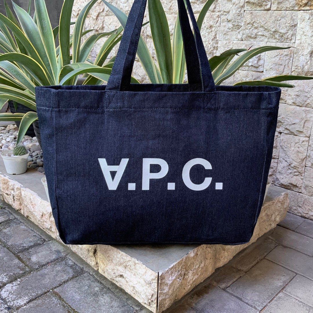 Tote Apc Tasche Recuperation Logo-Print Cotton-Canvas Tote Bag For