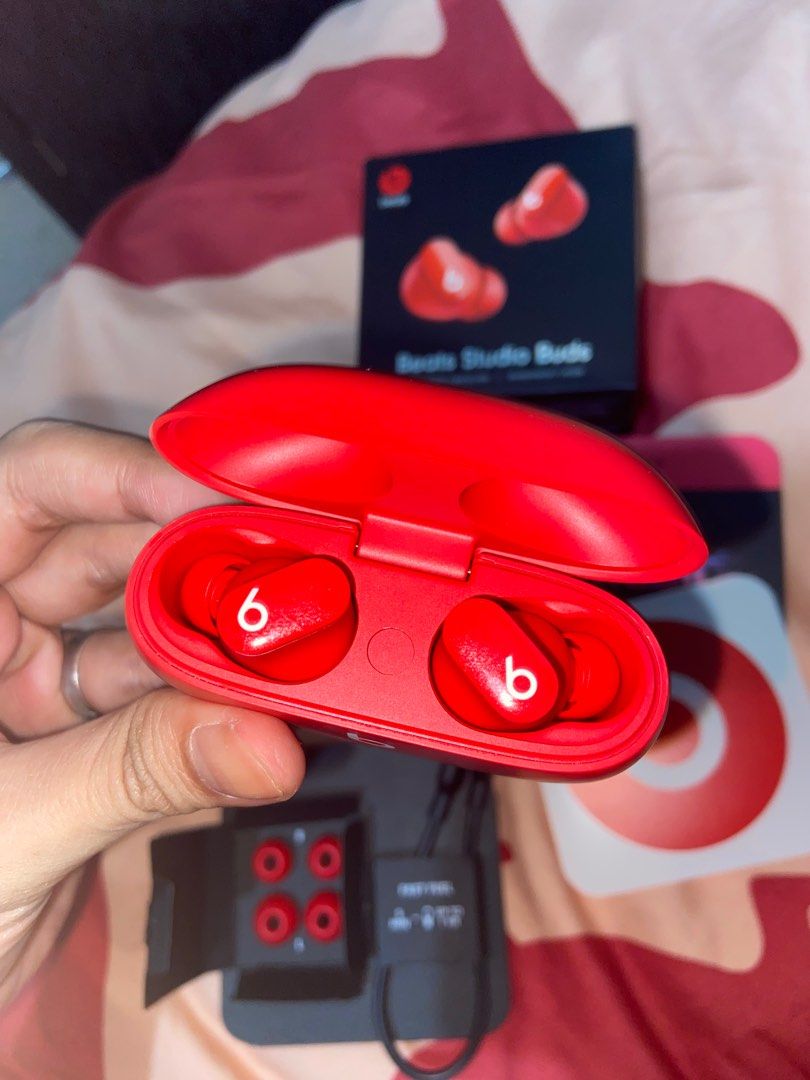 Beats Studio Buds True Wireless Noise Cancelling Earphones – Beats Red